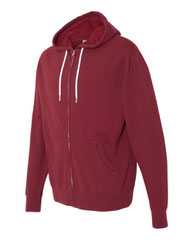 Lightweight Full-Zip Hooded Sweatshirt