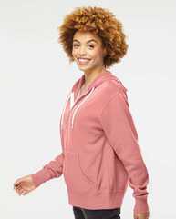 Lightweight Full-Zip Hooded Sweatshirt