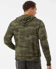 Lightweight Full-Zip Hooded Sweatshirt