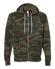 Lightweight Full-Zip Hooded Sweatshirt