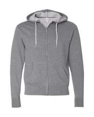 Lightweight Full-Zip Hooded Sweatshirt