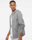 Lightweight Full-Zip Hooded Sweatshirt