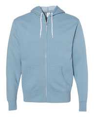 Lightweight Full-Zip Hooded Sweatshirt