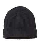 Sustainable Fine Rib Cuffed Beanie