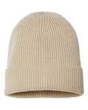 Sustainable Fine Rib Cuffed Beanie
