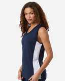 Women's Quickset V-Neck Sleeveless Jersey