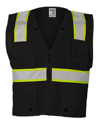 Kishigo EV Series® Enhanced Visibility Multi-Pocket Mesh Vest B100-111