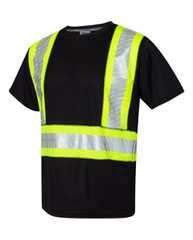 EV Series® Enhanced Visibility Contrast Pocket T-Shirt