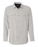 Burnside Solid Long Sleeve Flannel Shirt B8200
