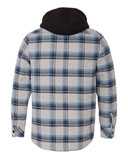 Quilted Flannel Hooded Jacket