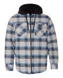 Quilted Flannel Hooded Jacket