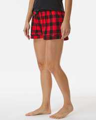 Women's Flannel Shorts