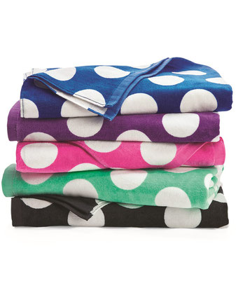 Polka Dot Velour Beach Towel