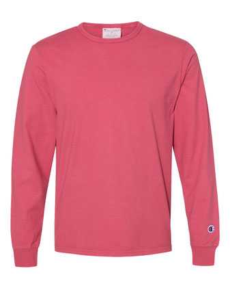 Garment-Dyed Long Sleeve T-Shirt
