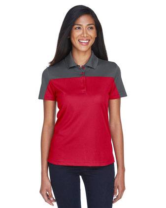 CORE365 Women's Balance Colorblock Performance Piqué Polo CE101W
