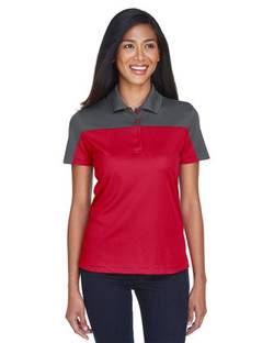 CORE365 Women's Balance Colorblock Performance Piqué Polo CE101W CORE365 Women's Balance Colorblock Performance Piqué Polo CE101W