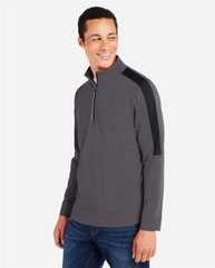 Market Snag Protect Mesh Colorblock Quarter-Zip Pullover