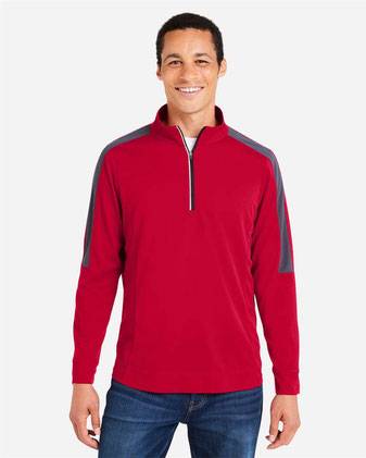 Market Snag Protect Mesh Colorblock Quarter-Zip Pullover