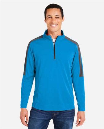 Market Snag Protect Mesh Colorblock Quarter-Zip Pullover