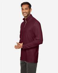 Fusion ChromaSoft™ Pique Quarter-Zip Pullover
