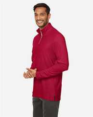Fusion ChromaSoft™ Pique Quarter-Zip Pullover