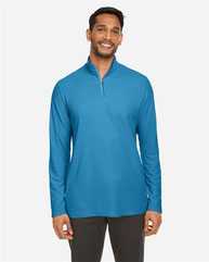 Fusion ChromaSoft™ Pique Quarter-Zip Pullover