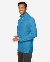 Fusion ChromaSoft™ Pique Quarter-Zip Pullover