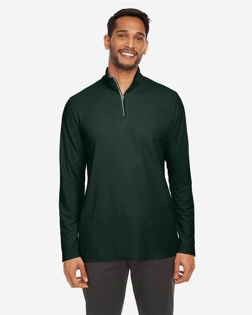 CORE365 Fusion ChromaSoft™ Pique Quarter-Zip Pullover CE405