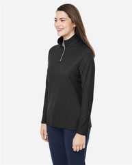 Women's Fusion ChromaSoft™ Pique Quarter-Zip Pullover