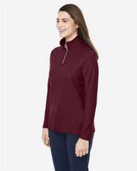 Women's Fusion ChromaSoft™ Pique Quarter-Zip Pullover
