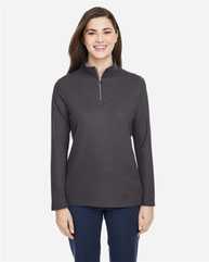 Women's Fusion ChromaSoft™ Pique Quarter-Zip Pullover