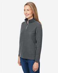 Women's Fusion ChromaSoft™ Pique Quarter-Zip Pullover