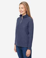 Women's Fusion ChromaSoft™ Pique Quarter-Zip Pullover