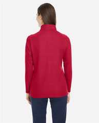 Women's Fusion ChromaSoft™ Pique Quarter-Zip Pullover