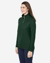 Women's Fusion ChromaSoft™ Pique Quarter-Zip Pullover