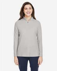 Women's Fusion ChromaSoft™ Pique Quarter-Zip Pullover