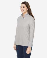 Women's Fusion ChromaSoft™ Pique Quarter-Zip Pullover