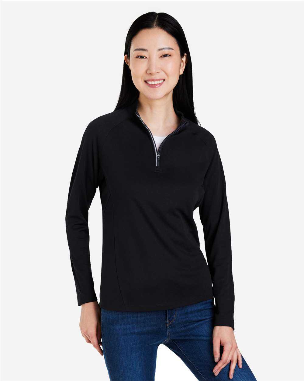 Women's Origin Performance Pique Quarter-Zip Pullover