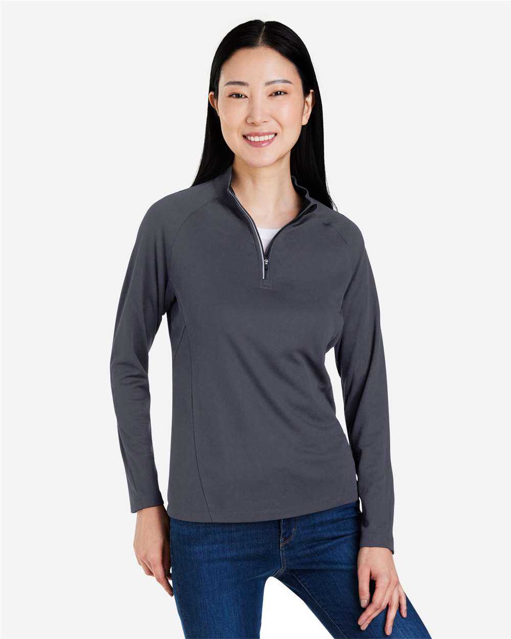 Women's Origin Performance Pique Quarter-Zip Pullover