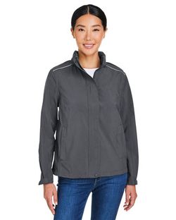 CORE365 Women's Packable Rain Jacket CE712W CORE365 Women's Packable Rain Jacket CE712W