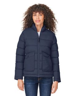 CORE365 Women's Inspire Puffer Jacket CE720W CORE365 Women's Inspire Puffer Jacket CE720W