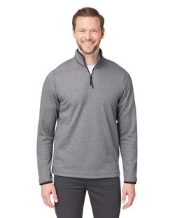 CORE365 Venture Heathered Stripe Quarter-Zip Pullover CE73 CORE365 Venture Heathered Stripe Quarter-Zip Pullover CE73