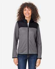 Women's Venture Heathered Stripe Hybrid Jacket