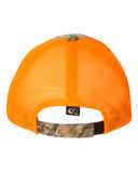Washed Brushed Mesh-Back Camo Cap
