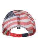 Camo with American Flag Mesh Back Cap