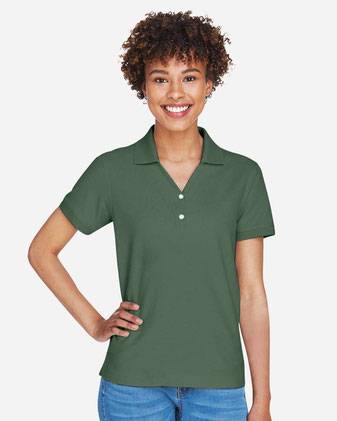 Devon & Jones Women's Pima Piqué Polo D100W