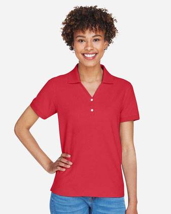 Devon & Jones Women's Pima Piqué Polo D100W