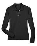 Devon & Jones Women's Pima Piqué Long Sleeve Polo D110W