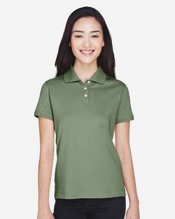 Women's Perfect Pima Interlock Polo Women's Perfect Pima Interlock Polo