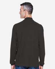 Sueded Jersey Mock Neck T-Shirt